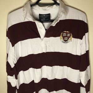 Harvard Long Sleeve Rugby Shirt